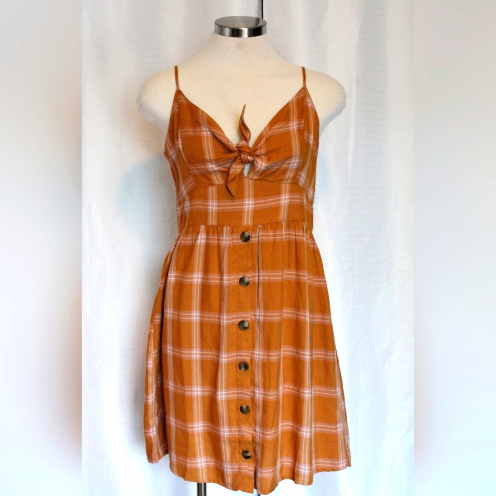 NWT Urban Outfitters Summer Dress – Burnt Orange, Size M - Picture 1 of 6